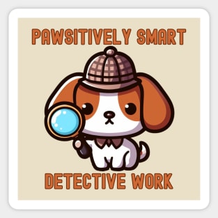 Detective beagle Sticker